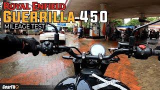 Royal Enfield Guerrilla 450 - Mileage Test | GearFliQ