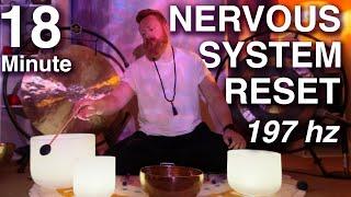 Sound Bath to Slow Down the Mind and Release Anxiety | Nervous System Healing Music