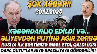 TƏCİLİ! Əsas xəbərlər 30.12.2024 (Xəbər Bələdcisi) xeberler, son xeberler bugun 2024