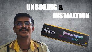 Unboxing And Installation Ant Esports GCB90 ARGB GPU Anti Sag Holder || Bracket|| Gpu Stand