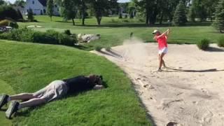 Behind the scenes of The Citizen's Girls Golfer of the Year Photo Shoot