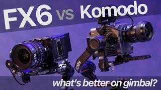 RED Komodo vs. Sony FX6: What's the BEST GIMBAL CAMERA? (DJI RS2)