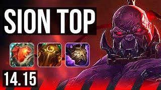 SION vs MALPHITE (TOP) | 50k DMG, 6 solo kills | EUNE Diamond | 14.15