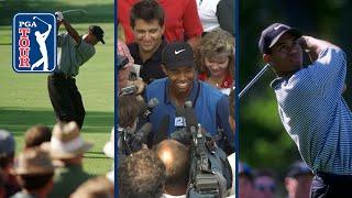 20-year-old Tiger Woods’ professional debut in 1996 | Full highlights