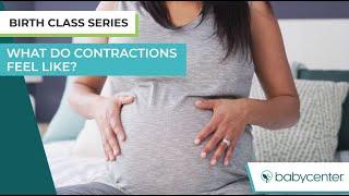 What do contractions feel like?