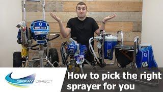 How to pick the right Airless Sprayer for you