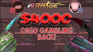 $4000 CS:GO COINFLIP VS JUICY! EZ SKINS?????