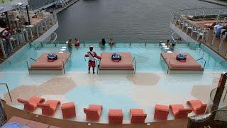 Royal Caribbean Icon of the Seas - The Hideaway - Adults Only!  And the Suspended Infinity Pool