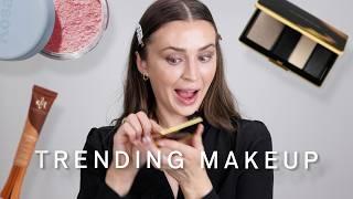 trying new & trending makeup launches