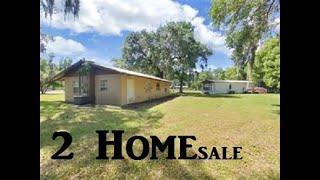 PLANT CITY 2 HOMES ON ALMOST ACRE - OWNER WILL FINANCE AND WANT BUYER TO MAKE AN OFFER 5BR/2BA