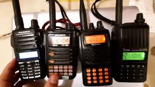 Scan speed comparison Yaesu FT-65R, FT-70DR, FT-60R, Icom IC-T70A