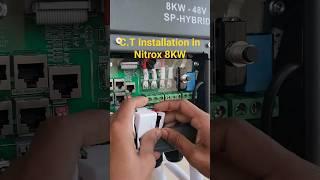 How To Install C.T in nitrox 8kw #solar #ytshorts #solarsystem MS SOLAR SOLUTIONS