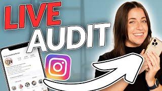 LIVE Real Estate Agent Instagram Account Audit