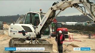 Sur le chantier du pôle d'échange multimodal de Périgueux