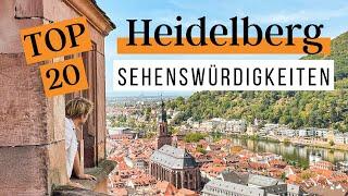 Heidelberg TOP 20 Sehenswürdigkeiten | Reiseführer | Aktivitäten | Reisetipps Highlights