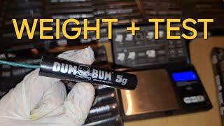 DUM BUM 5G Flash Powder Weight 2024 2025 Test / Sezieren / Verificare gramaj + TEST