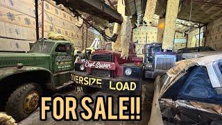 Insane Tow truck/semi collection, every truck is for-sale! Mack’s,Autocars, and 6x6 federals!