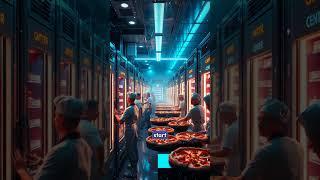 How the Internet Works Explained with Pizza!  #Internet #Tech #Shorts