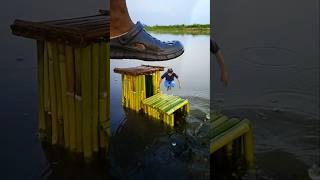 creative bamboo house magical videography #funny #videography #creative #shorts