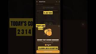 Memefi Secret Tap Combo Today 13 July 2024 #memefi #dailycombo #crypto #tapcombo #13july