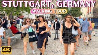 Amazing Stuttgart City Tour  | 4k Walk In Germany [With Captions]