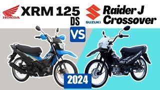 Honda XRM DS vs Suzuki Raider J Crossover | Comparison | Specs & Price | 2024 Phillipines