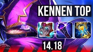 KENNEN vs RENEKTON (TOP) | 9/0/13, 48k DMG, Rank 7 Kennen, Legendary | BR Challenger | 14.18