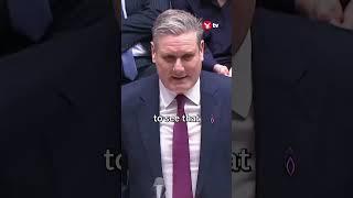 Starmer accuses Tory MPs of 'sl*****g off' Sunak behind his back ️ #politics #shorts