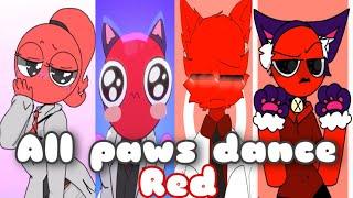 ALL PAWS DANCE RED RAINBOW FRIENDS