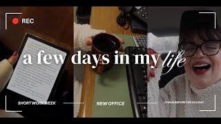 VLOG: a short work week, house drama, getting sick?? | living with pfeiffer 