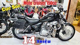 CỰC SỐC Moto Cruiser Cổ Điển 150cc Giá 14 triệu Rẻ Hơn Xe Máy Cũ