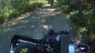 Versys chasing klx250 @ Seven Mountains Dual Sport