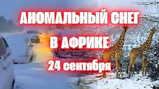 В Африке выпал аномальный снегопад! Что происходит, меняются полюса?