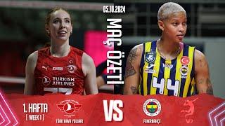 THY vs Fenerbahçe Medicana | 2024-25 Vodafone Sultanlar Ligi 1. Hafta