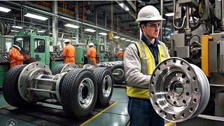 WHEEL HUB Manufacturing Process in Heavy Duty TRUCK Factory | Wheel HUB Production Process