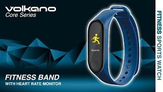 Fitness Band with Heart Rate Monitor | Core Series | Volkano