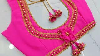 New Model Designer Blouse | Saree Blouse Design Cutting And Stitching |