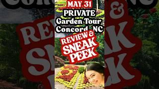 May 31CONCORD Private Garden Tour near Charlotte NC  #concordnc #charlotte #concord #garden #NC