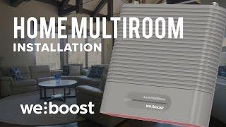 How to Install the Home MultiRoom Cell Signal Booster | weBoost