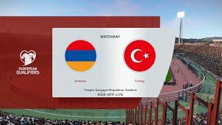 Armenia vs Turkey | European Qualifiers | PES 2021