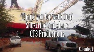 4,000 TON dragline , Bucyrus Erie 1570W named Mr Tom moving 17 miles!