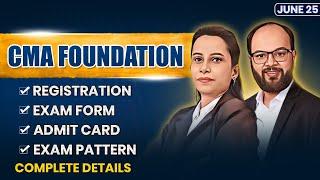 CMA Foundation June 25 Registration, Exam Form, Admit Card, Exam Pattern | Complete Details | ICMAI