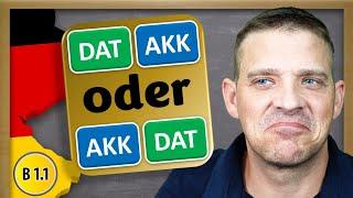 Where to place the object in German | Dativ & Akkusativ Objects