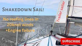 Solo Trailer Sailor shakedown sail 2023- could have gone better!