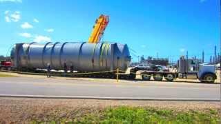 93,800 LBS. OVERSIZED TANK TRANSPORT! TEXAS HEAVY HAUL