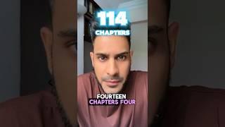 Quranic Gems: Why 114 Chapters? #quranicgems #shorts