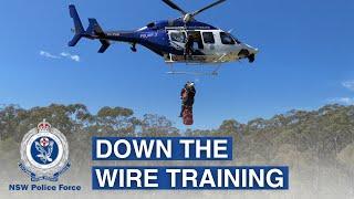 PolAir Down The Wire Training - NSW Police Force