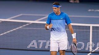 Juan Martín Del Potro vs. John Patrick Smith | R2 Delray Beach 2016 [Highlights]