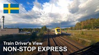 CABVIEW: Evening non-stop express service (Gothenburg to Stockholm)