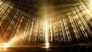 Stars Golden Stage Video Background [ High Quality Animated Background loop ]